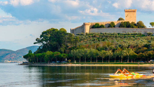 Castiglione Del Lago: A peaceful medieval village of Umbria.